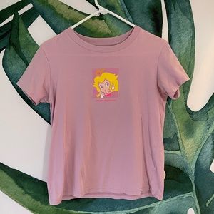 uniqlo princess peach t shirt
